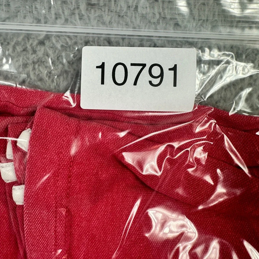 Banana Republic Performance Pique Polo Mens XL Red Short Sleeve Pocket Stretch‎